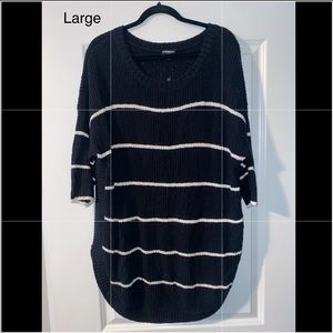 Black & White Stripe Sweater